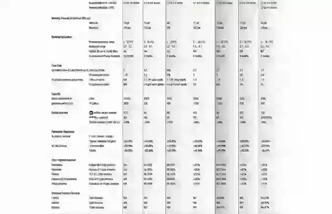 Doulton Ceramic Filter Comparison Table